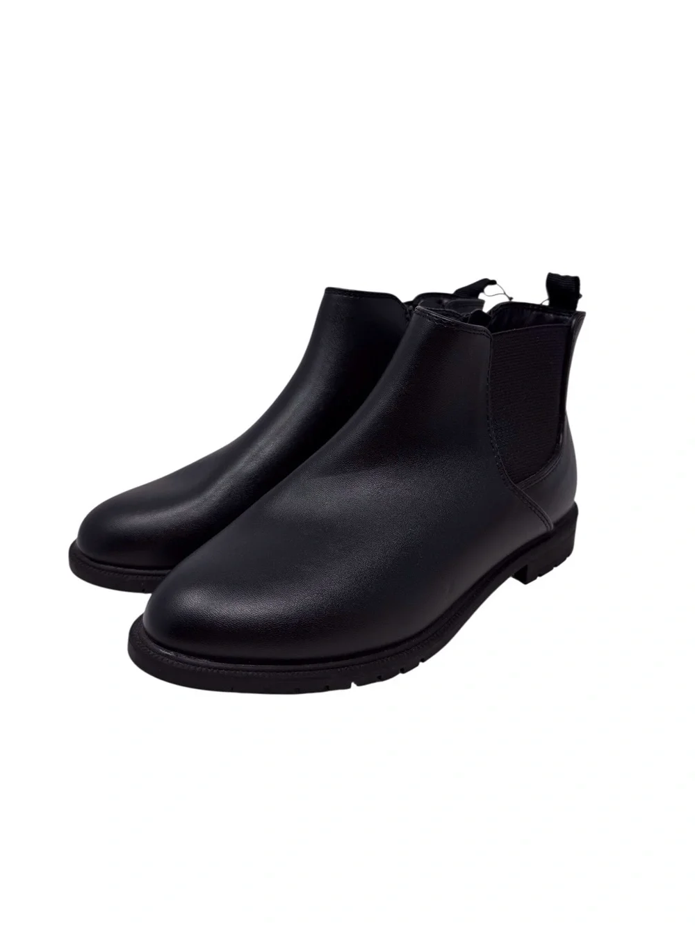 Cat & Jack Black/Brandy Zip Close Ankle Boot Girls Size 3 New With Tag